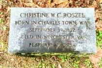 Roszel, Brantz Mayer - Tombstone